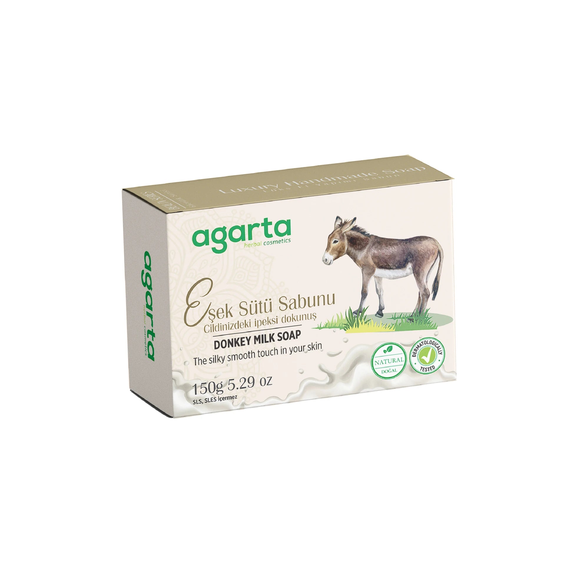 Agarta Doğal El Yapımı Eşek Sütü Sabunu 150 gr