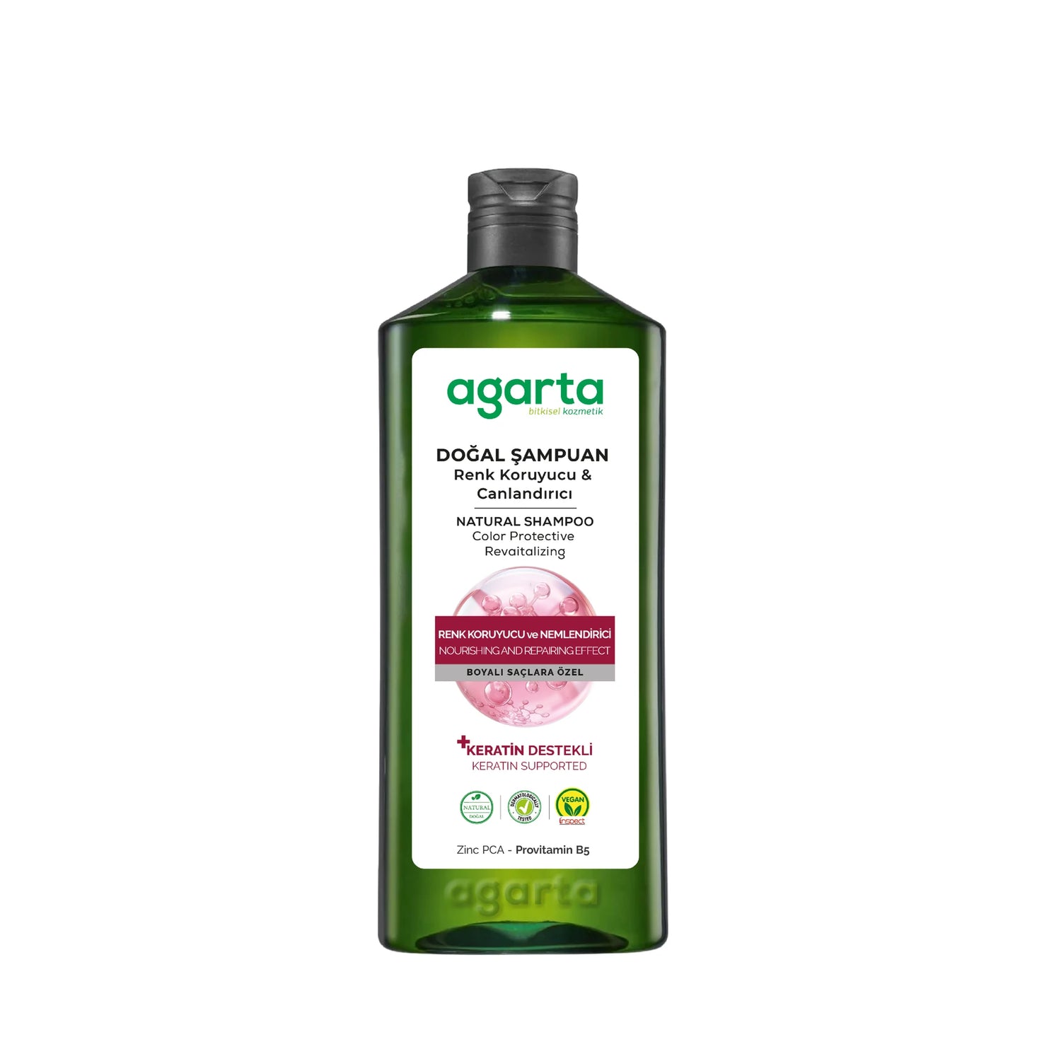 Agarta Doğal Saçlar Renk Koruyucu ve Canlandırıcı Şampuan 400 ml