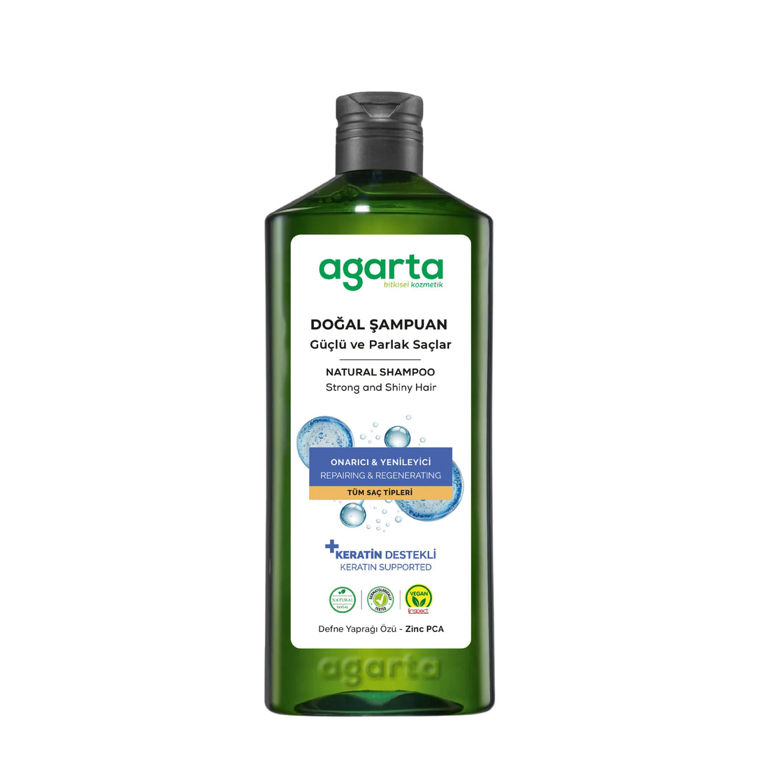 Agarta Doğal Şampuan Güçlü ve Parlak Saçlar İçin 400 ml