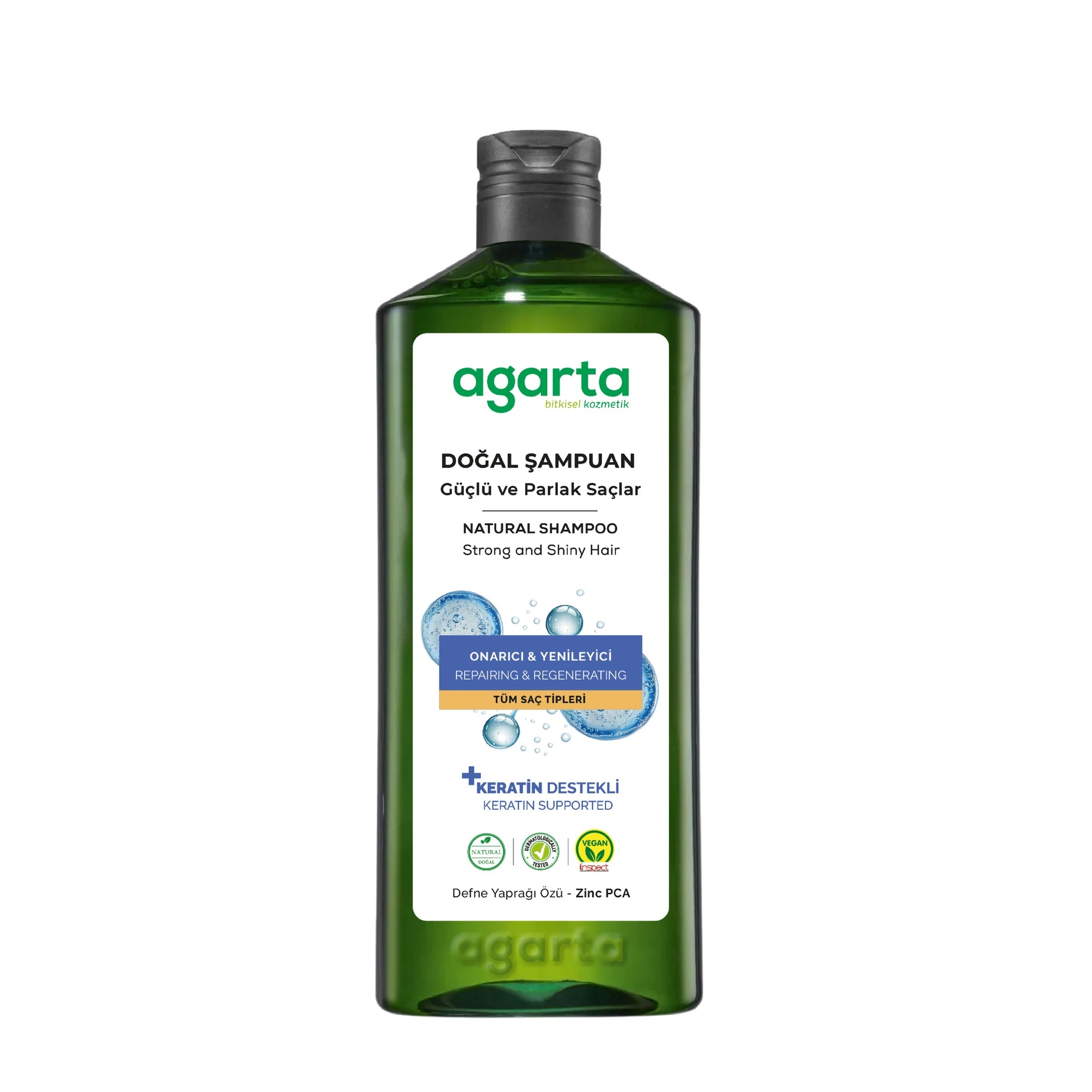 Agarta Doğal Şampuan Güçlü ve Parlak Saçlar İçin 400 ml
