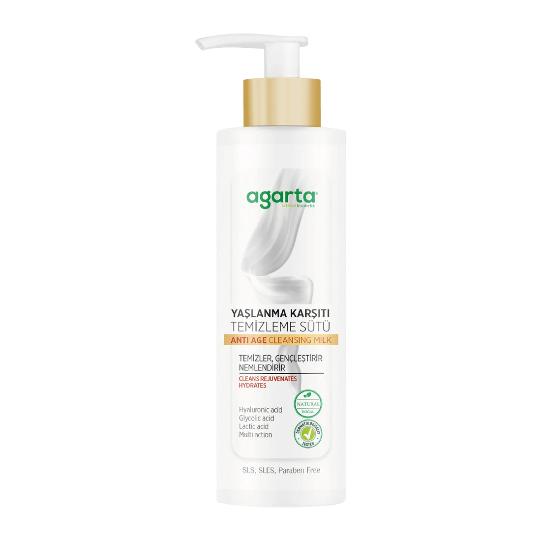 Doğal Yaşlanma Karşıtı Temizleme Sütü 225 Ml