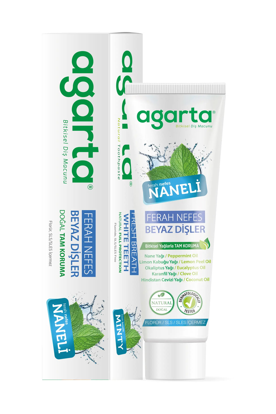 Doğal Naneli Diş Macunu 100 ml/130 Gr