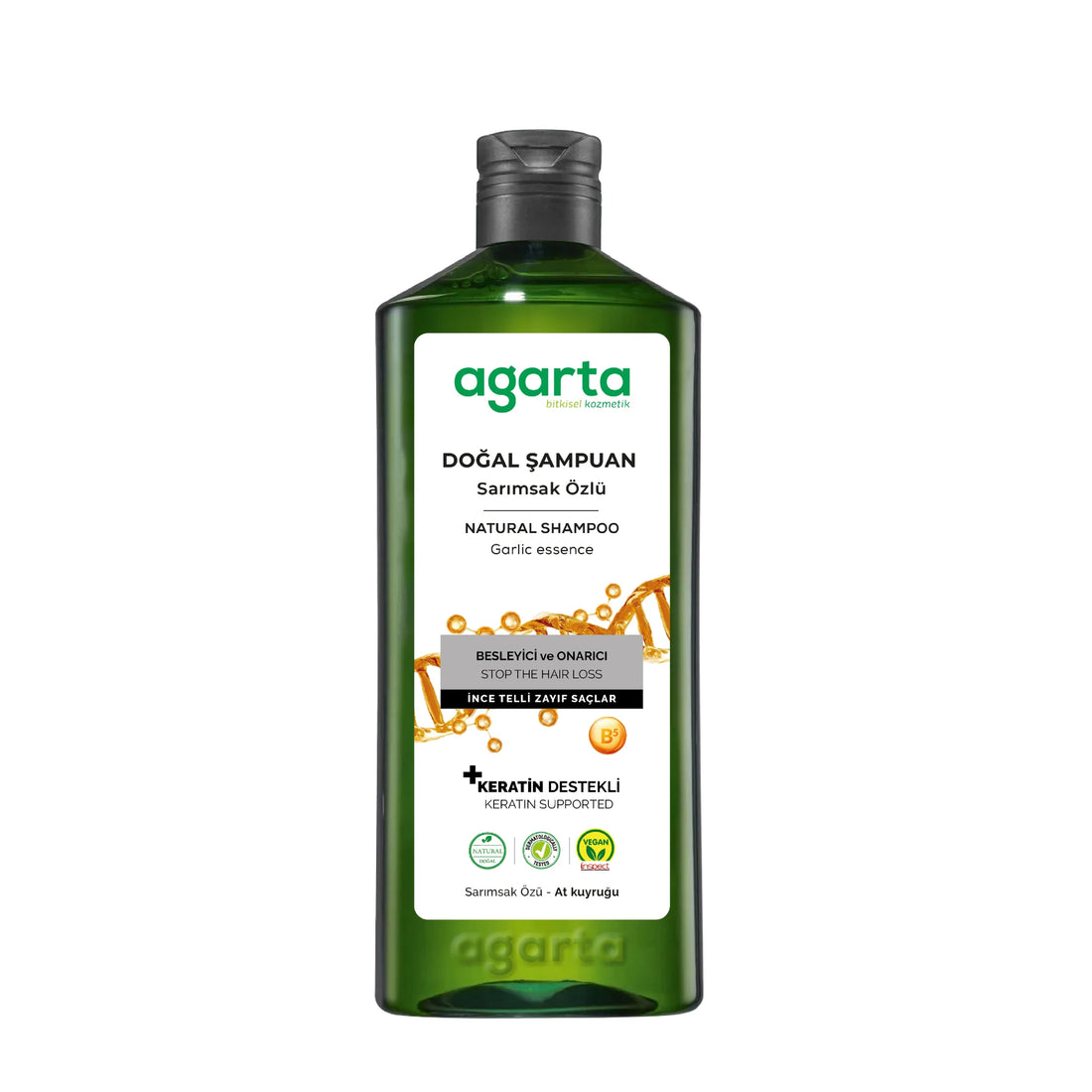 Agarta Doğal Şampuan Sarımsaklı 400 ml